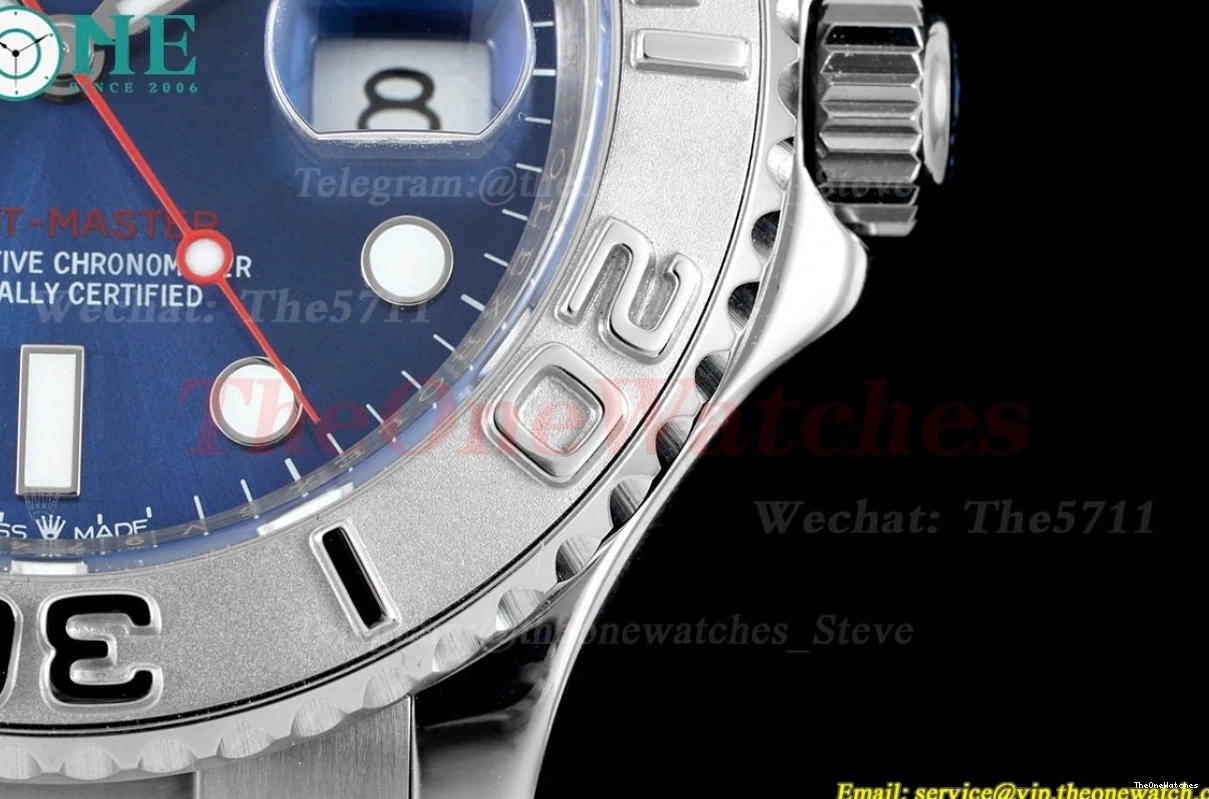 126622 CSF SS Yacht-Master SS 40mm Blue Dot VR3235 0310